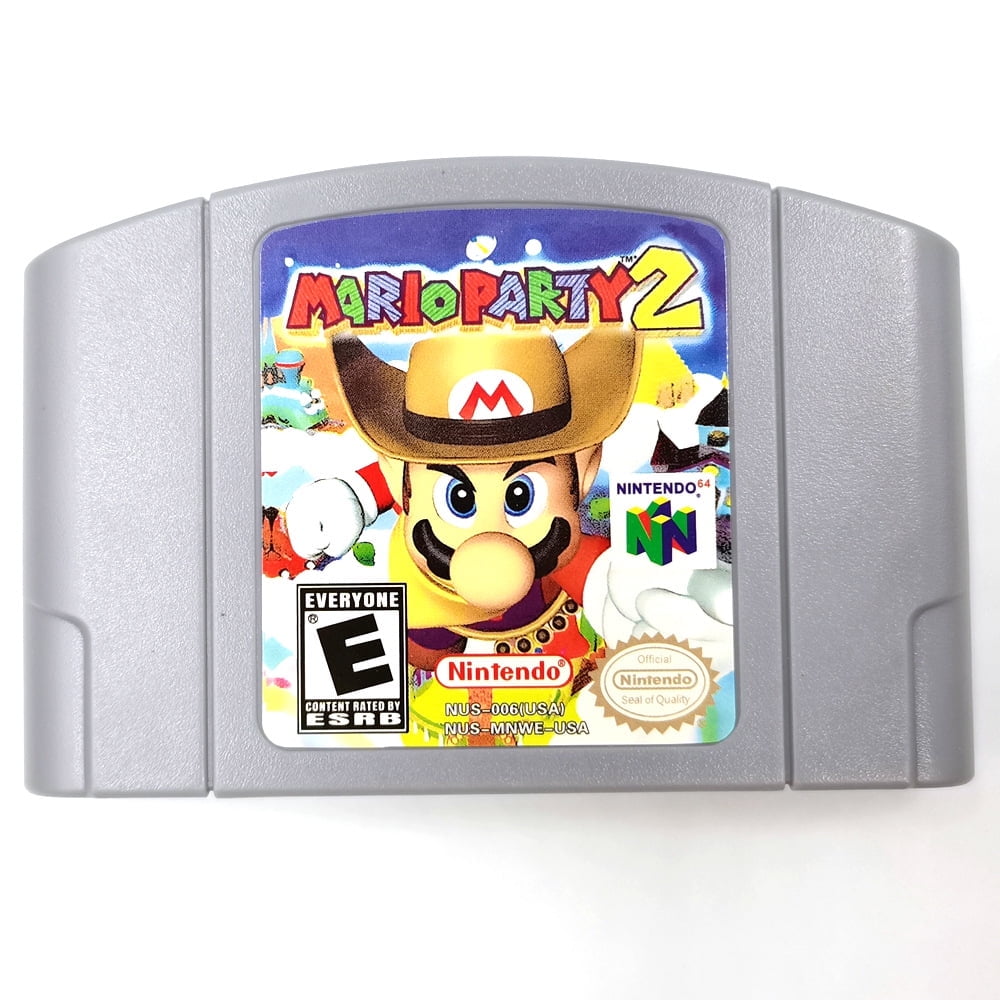 Mario Party 2 Games Cartridge Card for N64 US Version